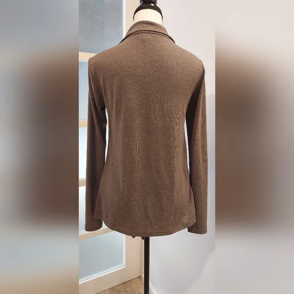 Forever 21 Brown Draped Cardigan - Picture 3 of 6